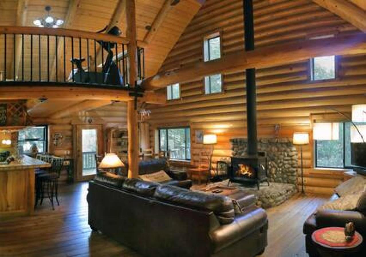 Eagles Nest - Natural Log Cabin With Guest House Idyllwild Exterior photo